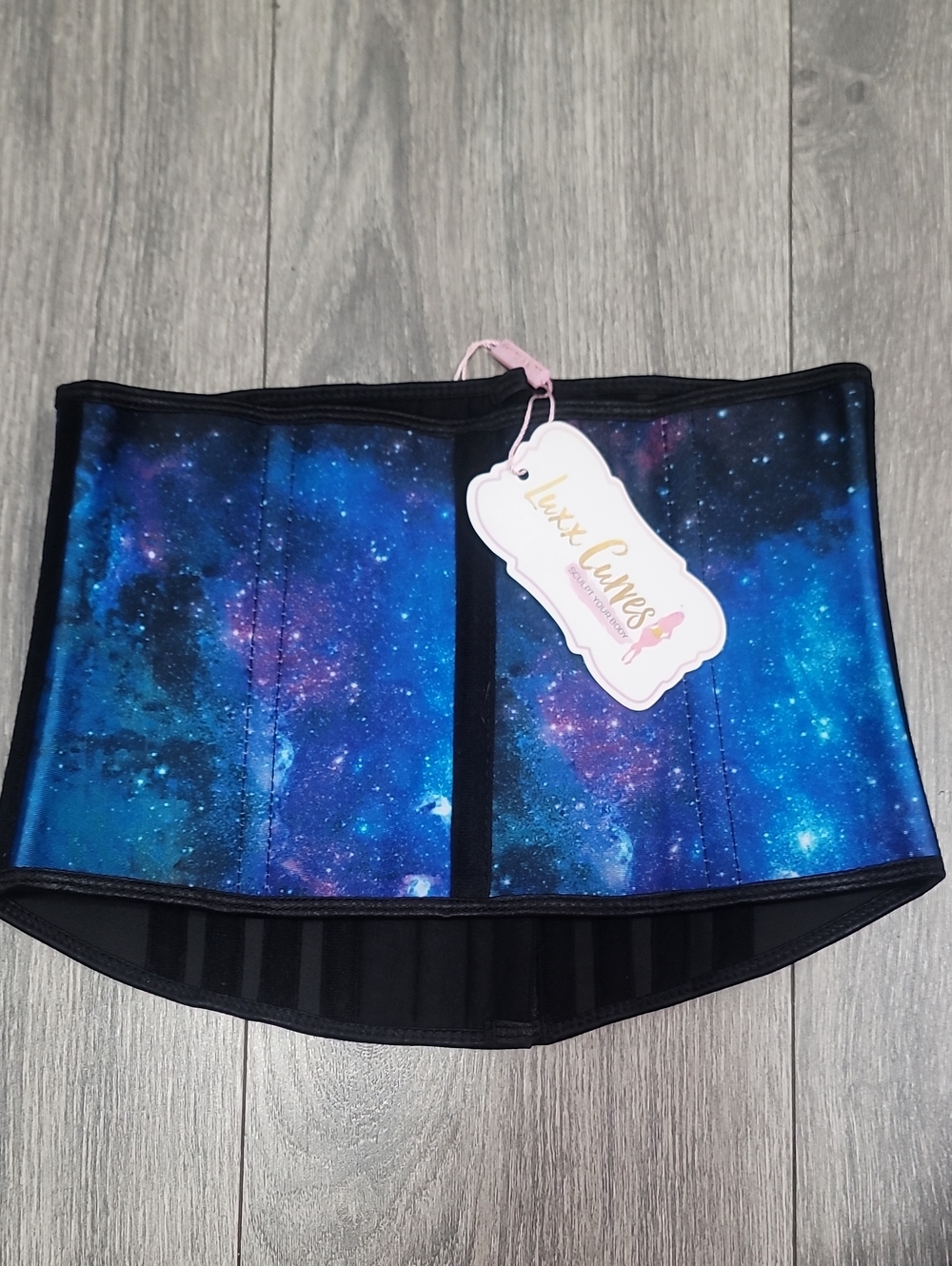 Luxx Curves Blue and Purple GalaxyWaist Shaper Fitness Belt - As Seen on YouTube